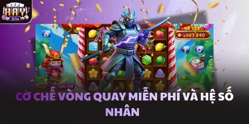 Cơ chế vòng quay miễn phí và hệ số nhân  
