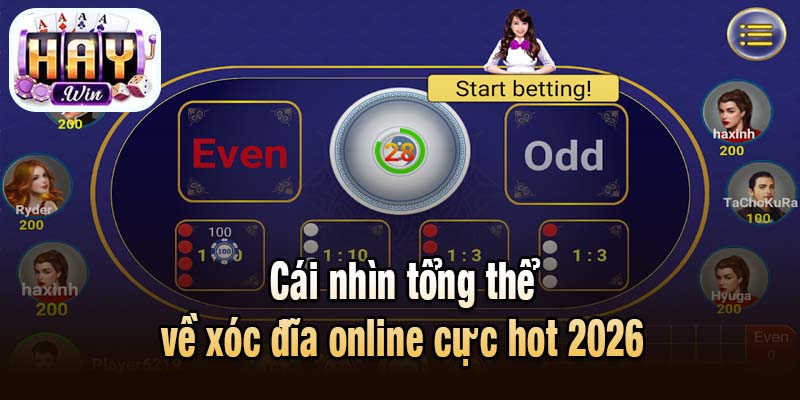 Cái nhìn tổng thể về xóc đĩa online cực hot 2026